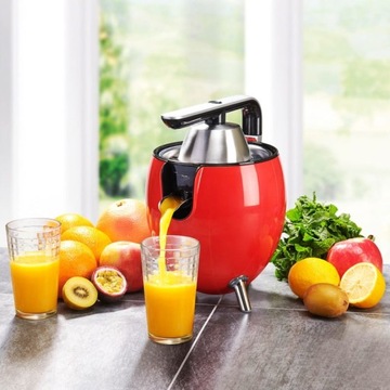 Wyciskarka do cytrusów 2 stożki Kitchencook PRESSPOD RED