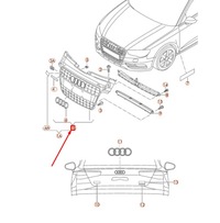 фото thumb №5, Audi a5 8t передняя часть радиатор решётка 8t0853651lt94