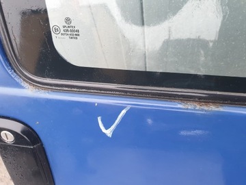 фото thumb №9, Дверь задние правые зад правый vw t4 doka код краски ll5m