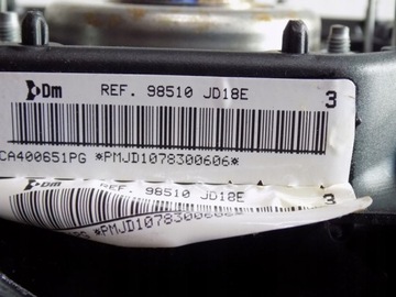 фото thumb №14, Nissan qashqai j10 подушка водителя 98510jd18e