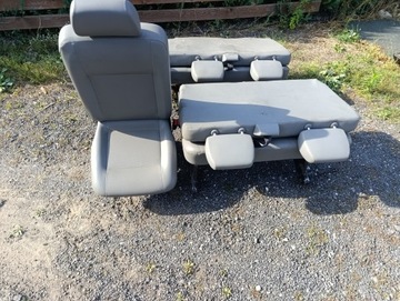 фото thumb №13, Vw t5 комплект сидінь другий i третій ряд/ 2 3 ряд jasnoszara skaja