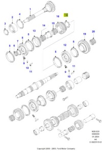 фото thumb №7, Кольцо защёлочный, коробка передач ford transit 2000-2006 oem номер 6156700