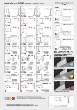 KAM Mono F4 WW 45.1/61 Шкаф-витрина подвесная 45 см