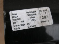 фото thumb №6, Дверь передние правое l041 seat ibiza 6k