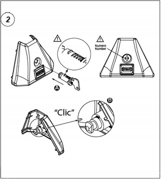 Ключ CRUZ PARTS LOCK LOCKS на 2 балки 4 вставки