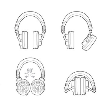 Учебные наушники Audio-Technica ATH-M60x MONITOR