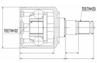 фото thumb №12, Шарнир вала land rover freelander 1996-2001