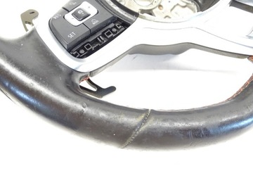 фото thumb №6, Руль многофункциональная чёрная кожа лепестки vw golf vii gti r 5g0419091r