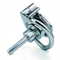 INVERTED CHASTITY CAGE Клетка для пениса Стальной пояс целомудрия + ремешок