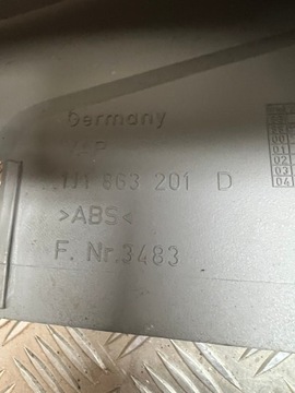 фото thumb №8, Туннель средний vw golf 4 iv bora 1j1863201d