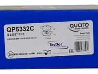 фото thumb №11, Гальмівні колодки ham. bmw p. e46 98-/e36 90-/e85 з quaro qp5332c набір гальмівних колодок