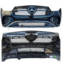 фото thumb №1, Комплектний бампер переднє pdc решітка хром логотип mercedes w167 24+ diamond