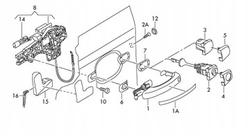 фото thumb №13, Ручка зовнішня ls9r 4l0837205 audi q7 4l