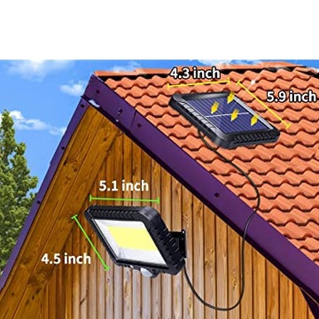 СОЛНЕЧНАЯ ЛАМПА СУМЕРКИ ДАТЧИК ДВИЖЕНИЯ 100LED+ДИСТАНЦИОННЫЙ