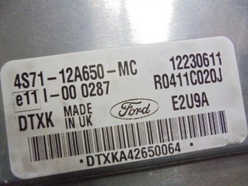 фото thumb №5, Mondeo mk3 компьютер 4s71-12a650-mc 2,0tdci