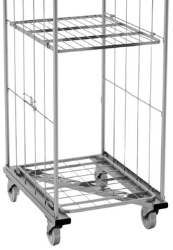 WÓZEK MAGAZYNOWY 500 kg MOCNY KONTENER 800x605x1810 SKŁADANY PÓŁKA POLSKI