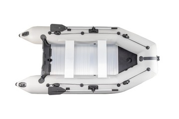 PONTON KORMORAN 330D KIL Aluminiowa pełna podłoga szary