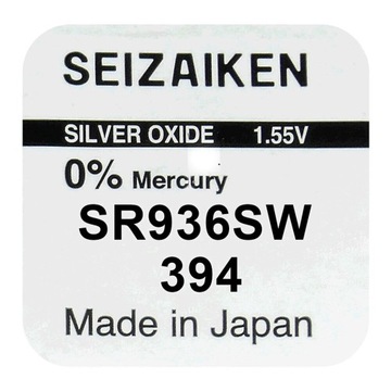 BATERIA SREBROWA 394 / SR936SW SEIZAIKEN SEIKO