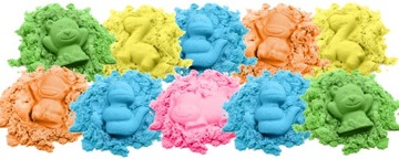 BibiMoon Kinetic Sand 10 кг НАБОР ФОРМ ДЛЯ ПЕСОЧНИЦЫ