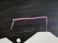 фото thumb №6, Mercedes glc 253 x253 накладка бампера передній перед спойлер