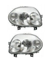 фото thumb №1, Renault clio ii thalia фара лампа передняя левая + правая набор противотуманная фара