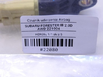 фото thumb №8, Датчик удара subaru forester iii