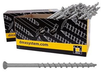 WKRĘTY DO GAZOBETONU GS 8x140 TORX ŁEB STOŻKOWY DMX 50szt