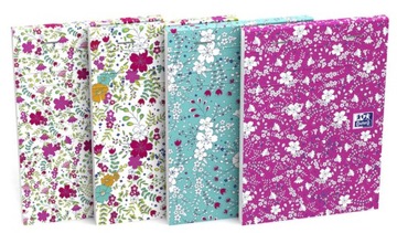 блокнот с буквами OXFORD Floral A6 80k 90g line