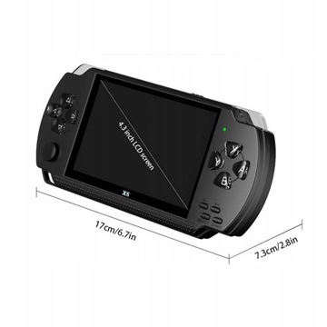 ПОРТАТИВНАЯ КОНСОЛЬ X6 — 1000 ИГР 8 ГБ PSP РЕТРО
