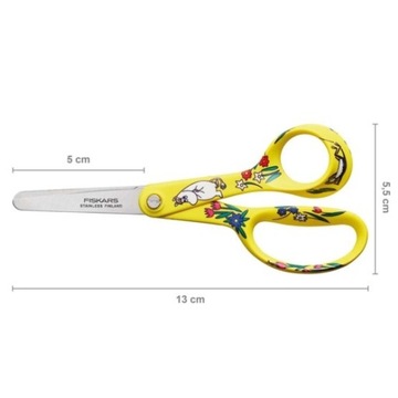 FISKARS ДЕТСКИЕ НОЖНИЦЫ 13см MOOMIN GLOWER