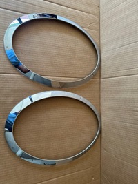 фото thumb №1, Mini cooper f55 f56 f57 хром накладки на фари лампа передніх