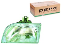 фото thumb №1, Фара h4 механический цвет вкладыш: хромированный f