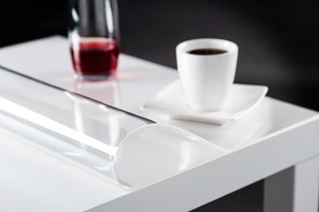 MIĘKKIE SZKŁO 2mm MATA OCHRONNA PODKŁADKA NA STÓŁ IKEA LUNNARP 55 x 45 CM