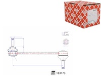 фото thumb №1, Соединитель тяга стабилизатора перед l/p jaguar f-pace i-pace land
