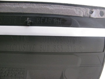 фото thumb №7, Audi q3 8u рестайлінг планки накладки порогові s-line kpl