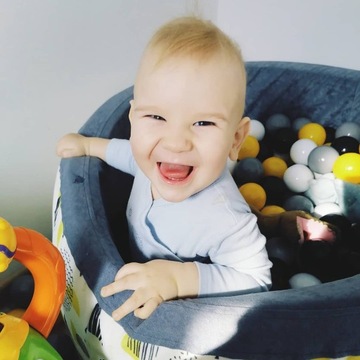 Kulki do Basenu Suchego Kojca 50x Piłki Piłeczki Plastikowe WIĘKSZE 7CM CE