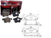 фото thumb №1, Набор - комплект тормозных колодок тормозных [nipparts]