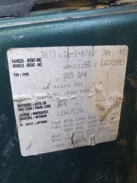 фото thumb №11, Колонка кермова замок запалювання audi a4 b5 1.9 tdi afn універсал lz6l 2000r