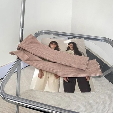 Autumn Winter Women Arm Warmers Fingerless Cuf Knitted Arm Sleeve Fine
