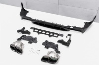 фото thumb №7, Mercedes glc x253 2019-2022 диффузор задний с pdc stylizujący na amg glc63