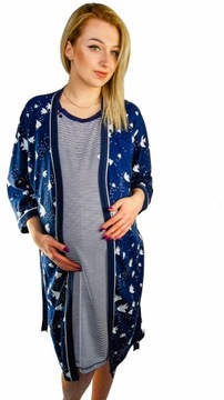 ХЛОПКОВЫЙ БАННЫЙ ХАЛАТ для КОРМЛЕНИЯ в больнице XXL