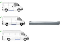 фото thumb №1, Mercedes sprinter 2000-2006 порог ремкомплект правая q a9016370401