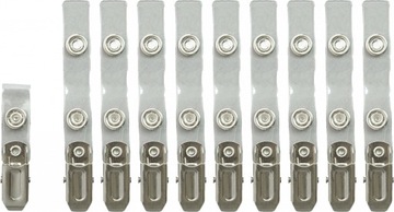 Klips Argo do identyfikatora CT 210 z paskiem x 10