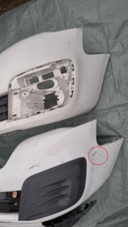 фото thumb №10, Citroen berlingo 2 3 ii iii 2008 lift бампер перед передний решётка радиатора решётка радиатора