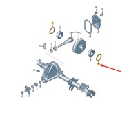 фото thumb №2, Vw crafter mk1 2e rear диференціал регулювальний омивач wht002397