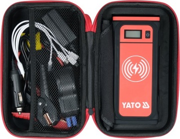 ПУСКОВОЕ УСТРОЙСТВО YATO POWER BANK 16000мАч ЖК-дисплей С ИНДУКТИВНОЙ ЗАРЯДКОЙ