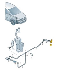 фото thumb №1, Заглушка розпилювача vw caddy ліва