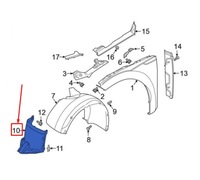 фото thumb №8, Vw arteon 3h передняя часть правый fender подкрылок extension 3g8805912j