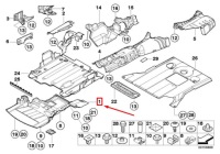 фото thumb №6, Защита двигателя bmw 3 e46 8242567 51718242567 оригинальная