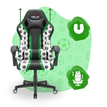 ИГРОВОЕ КРЕСЛО ДЛЯ ГЕЙМЕРОВ HELL'S OFFICE